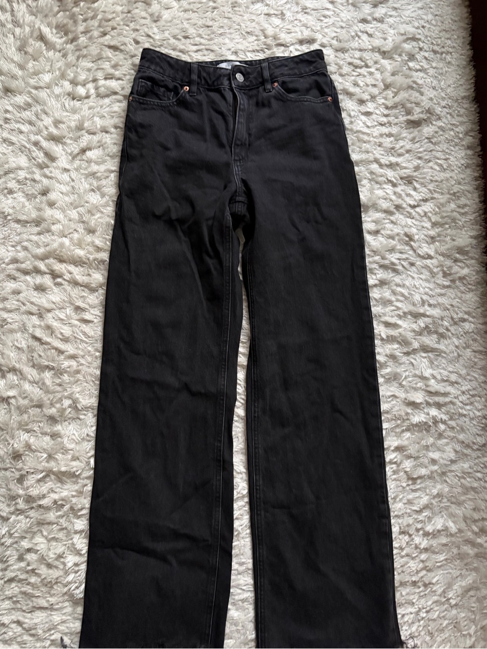 Dynamite Heidi Black wide leg jeans